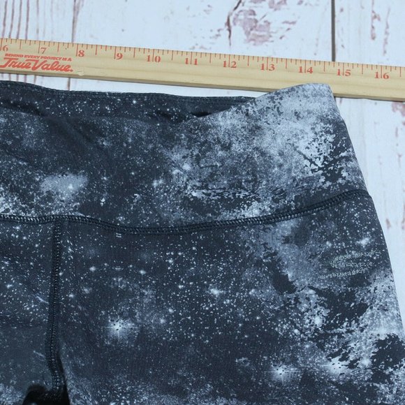 Skechers Galaxy Black White Workout Gym Leggings Woemns Size Large - Picture 6 of 7